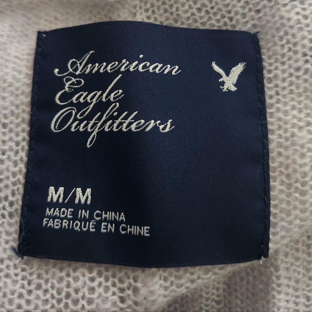 Women's American Eagle Light Lavendar Cardigan Sweater - Picture 3 of 5